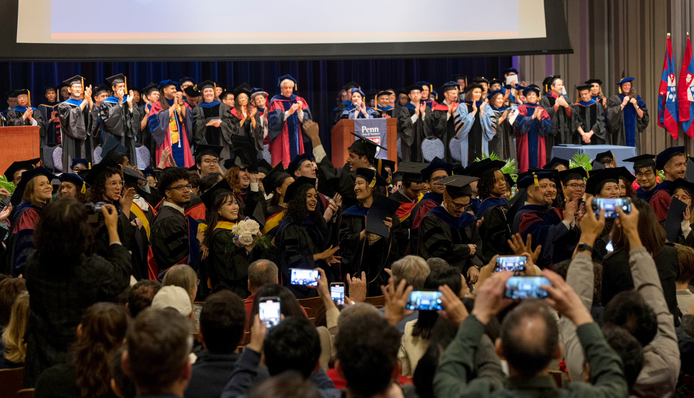 Graduate Division Graduation 2024 crowd